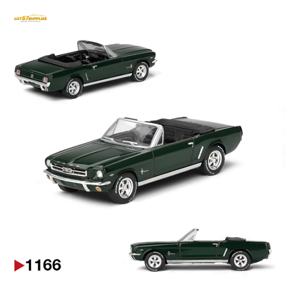 (Pre-Order) Mini-GT Ford Mustang Convertible 1964 - Highland Green 1:64