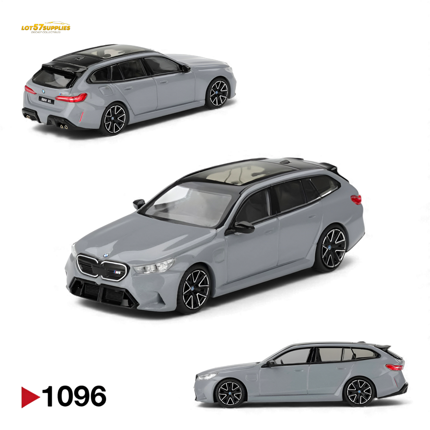 (Pre-Order) Mini GT BMW M5 Touring (G99) - Brooklyn Grey Metallic 1:64