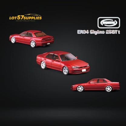 Mortal ER34 SKYLINE 25GT-t Red Ordinary 1:64