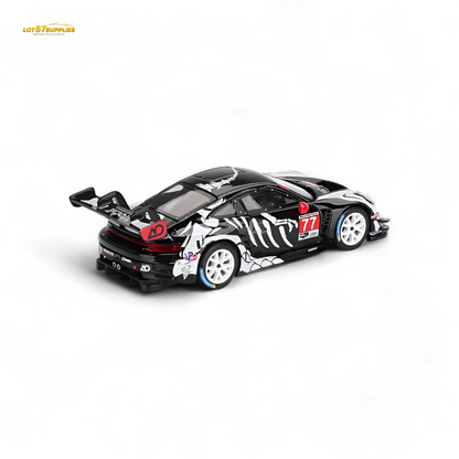 (Pre-Order) MiniGT Porsche 911 GT3 R - #77 AQ Racing 2025 IMSA Petit Le Mans Skeleton - 1:64