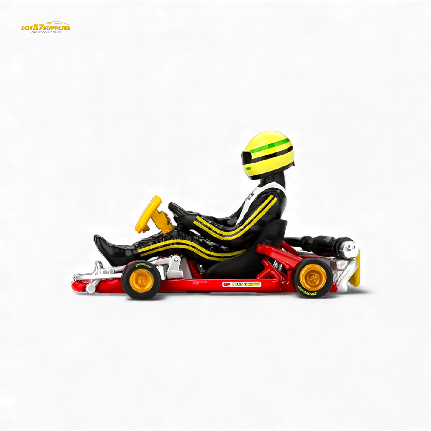 (Pre-Order) Mini GT Senna Kart Formula K #9 1981 Karting World Championship 1:64