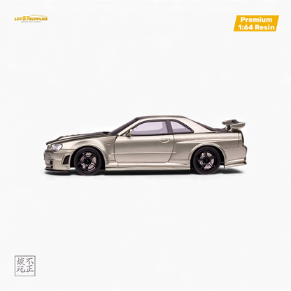 Cars' Lounge Skyline GT-R R34 NISMO Z-TUNE Millenium Jade 1:64