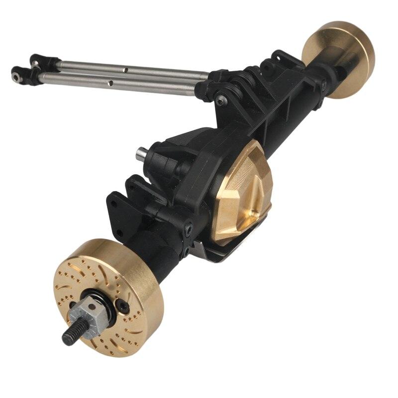 Powerhobby Axial RBX10 RYFT Aluminum Rear Lock Out w/ Brass Counter Weight 102g