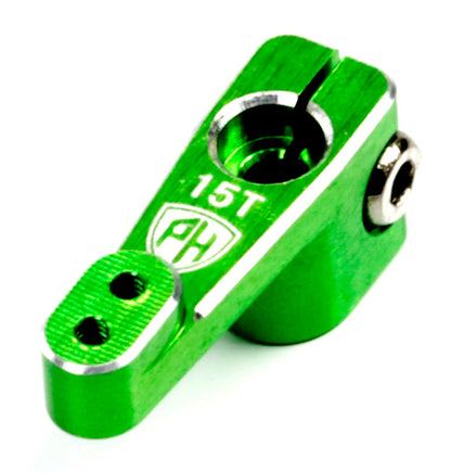 Powerhobby Aluminum 15T Emax Servo Horn For Axial SCX24 Jeep C10 Green