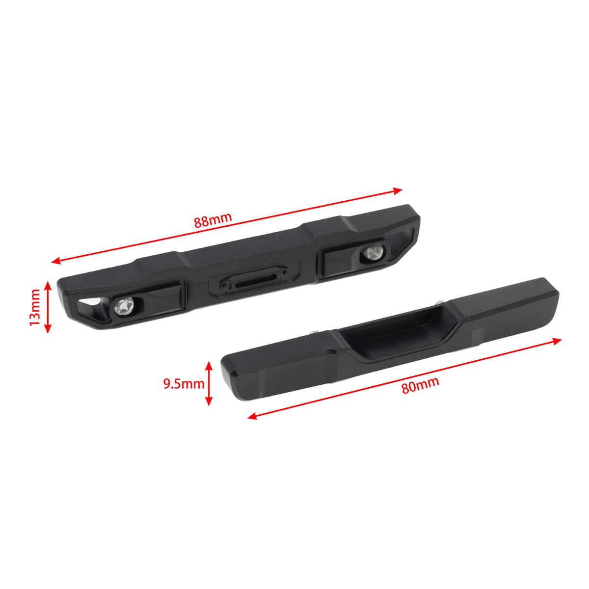 Powerhobby SCX24 Jeep Wrangler Gladiator Bronco Front Rear Aluminum Bumper