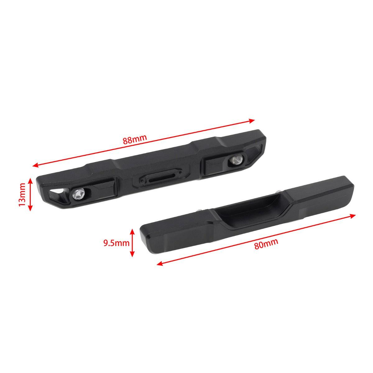 Powerhobby SCX24 Jeep Wrangler Gladiator Bronco Front Rear Aluminum Bumper