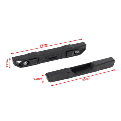 Powerhobby SCX24 Jeep Wrangler Gladiator Bronco Front Rear Aluminum Bumper