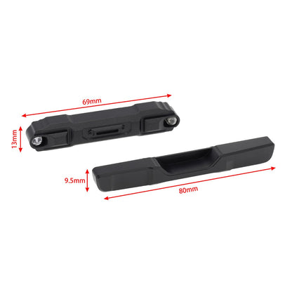 Powerhobby SCX24 Jeep Gladiator Bronco Front Rear Aluminum Bumper with Lights