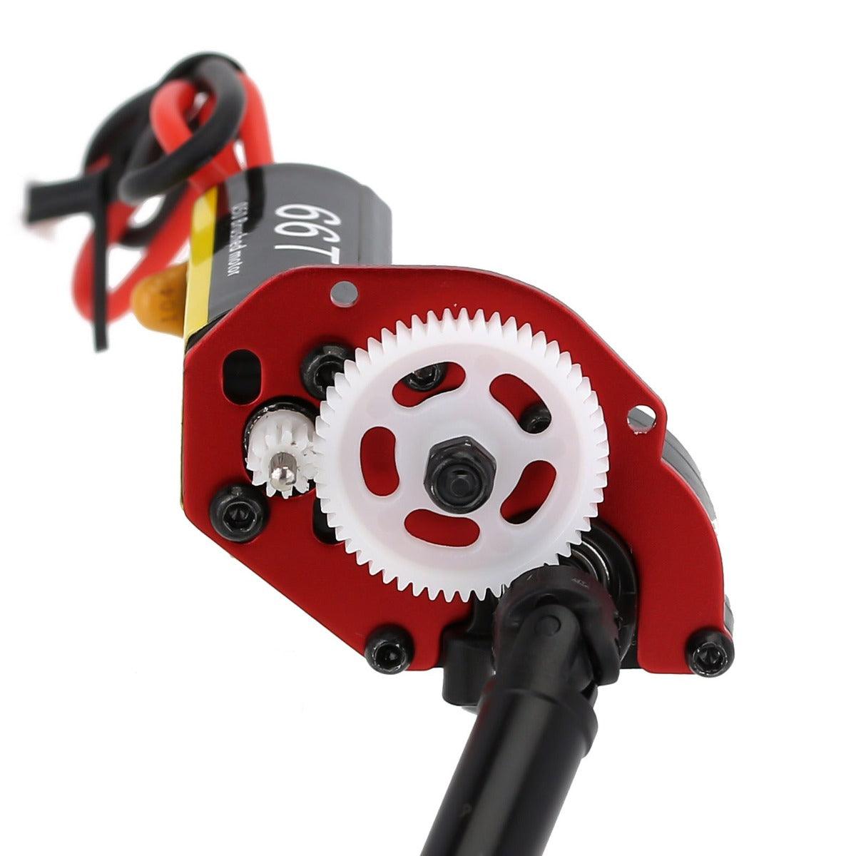 Powerhobby Stainless Steel Modify Motor Plate Axial SCX24 050 030