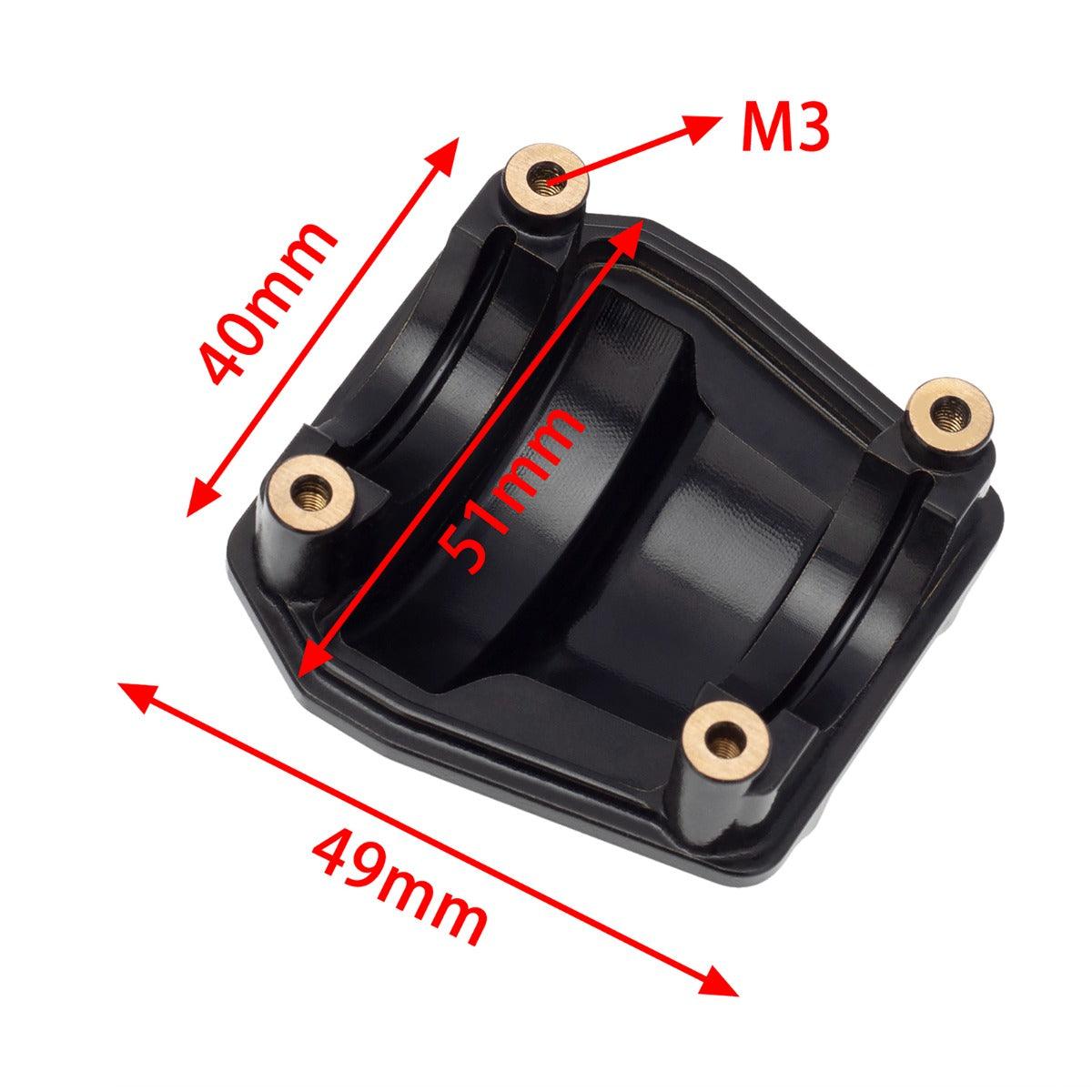 Powerhobby 1/6 Axial SCX6 Brass Counterweight Axle Housing Cover