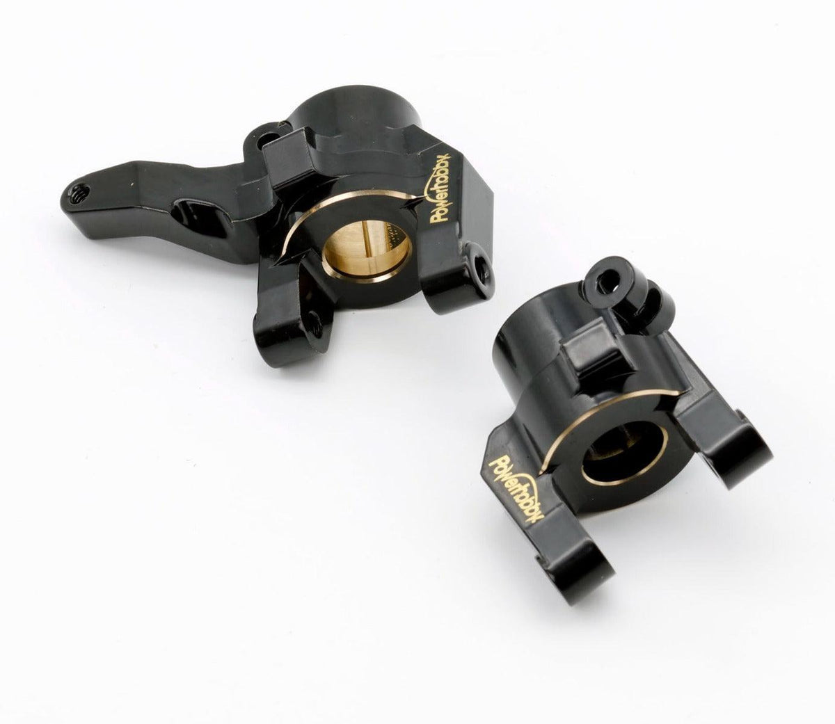 Powerhobby Axial SCX6 Brass Front Knuckle + C CUP Left Right oversized bearing