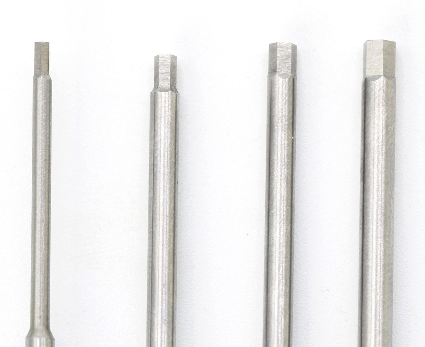 Powerhobby Hex Tip Driver w/Handle 1/4" Tool Set Metric 1.5, 2.0, 2.5, 3.0 mm