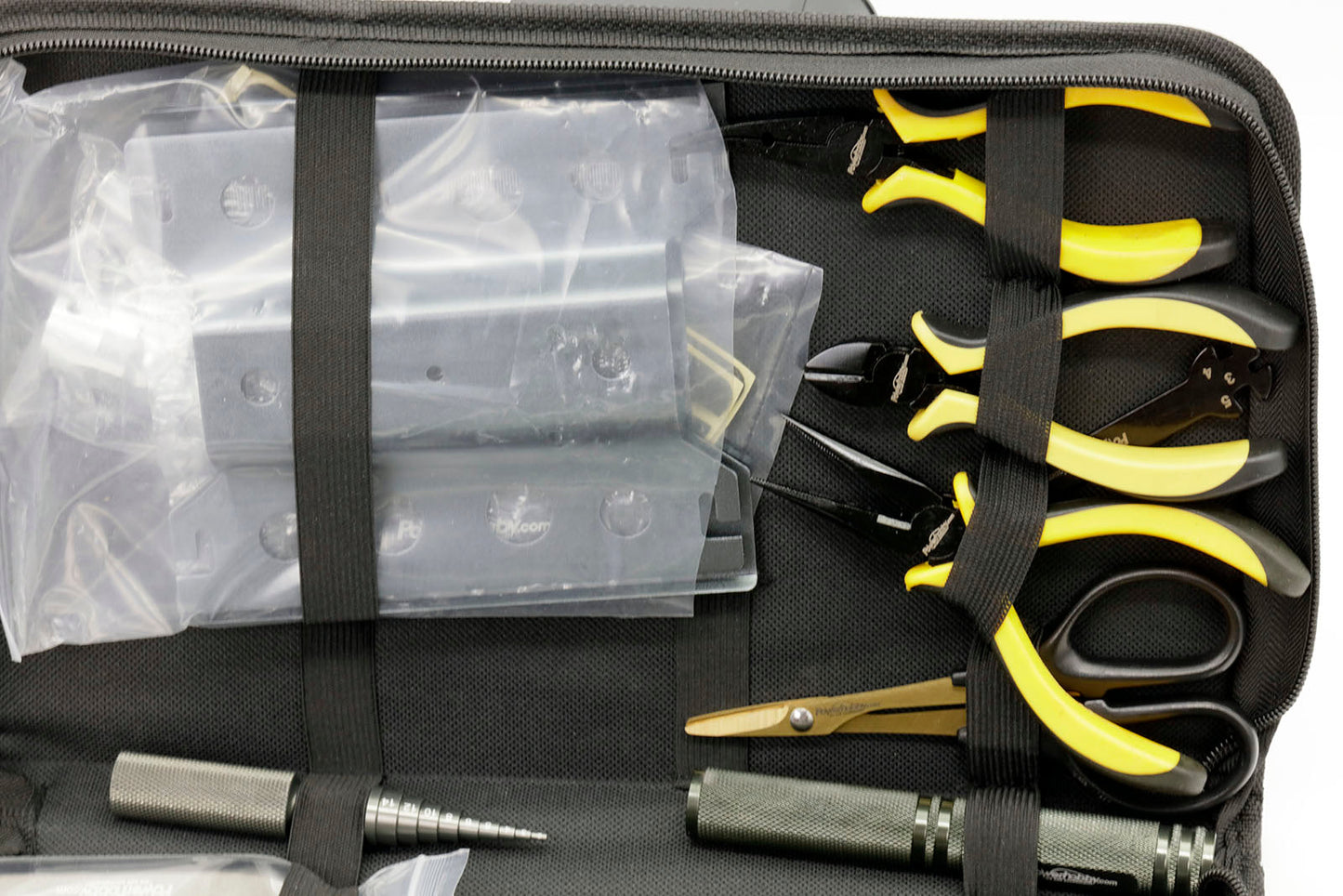 Powerhobby RC Tool Set Screwdriver Pliers Wrench, Body Reamer Stand