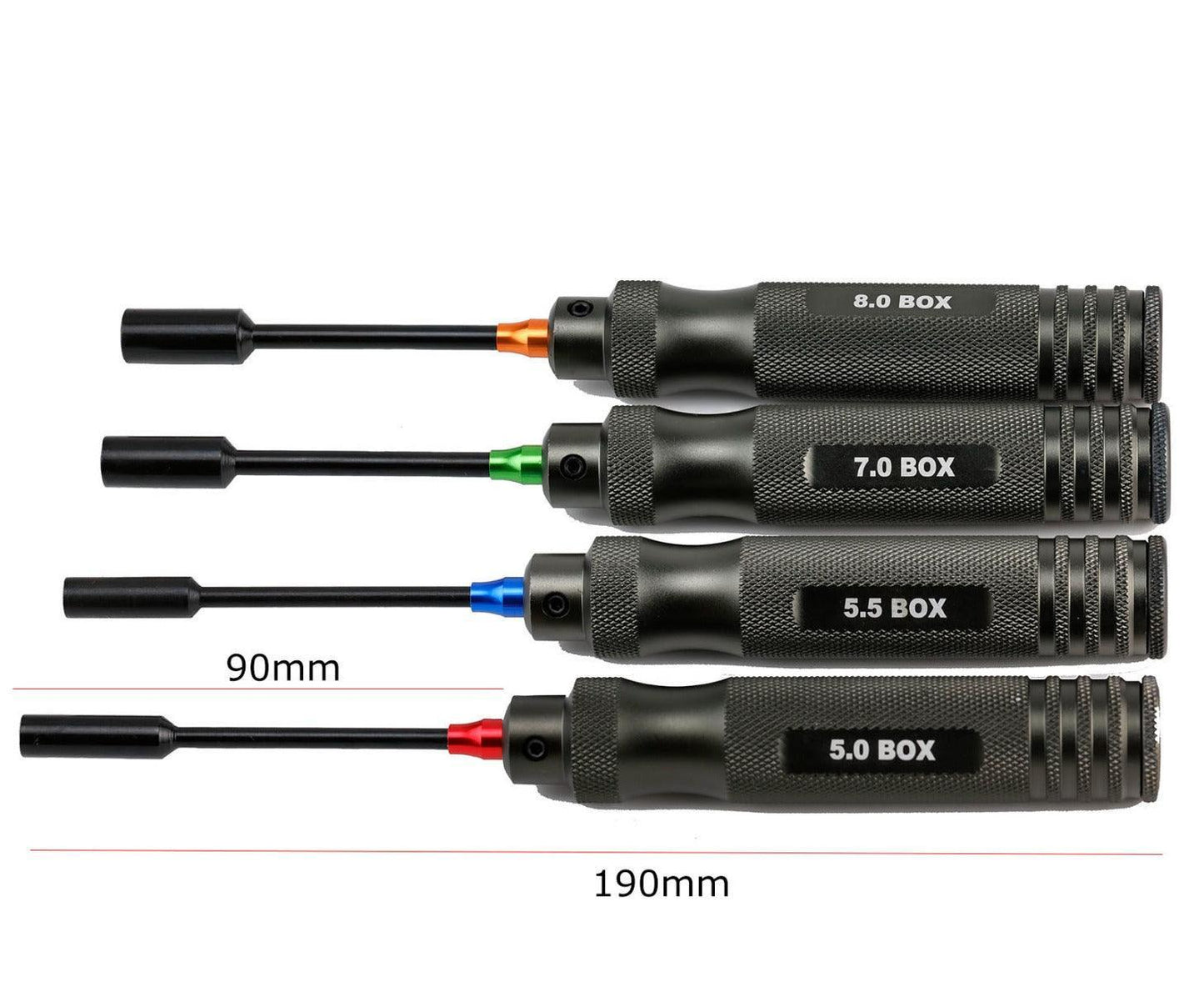 Powerhobby Pro Series Nut Driver Tool Set 5mm 5.5mm 7mm 8mm