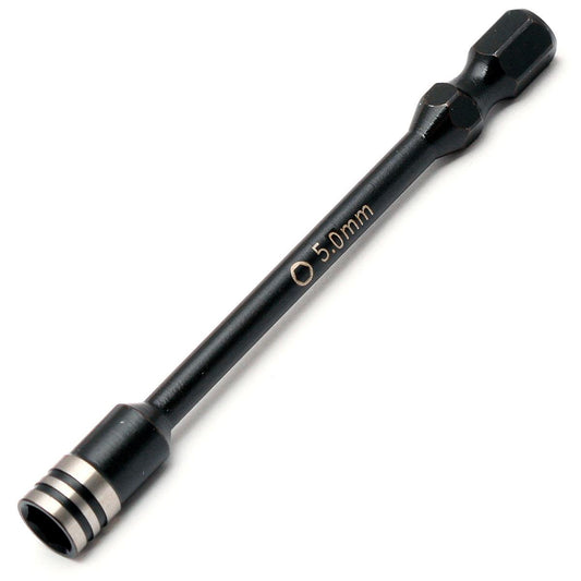 Powerhobby Nut Driver Bit 5.0mm 1/4" Steel Drive Tip 5mm