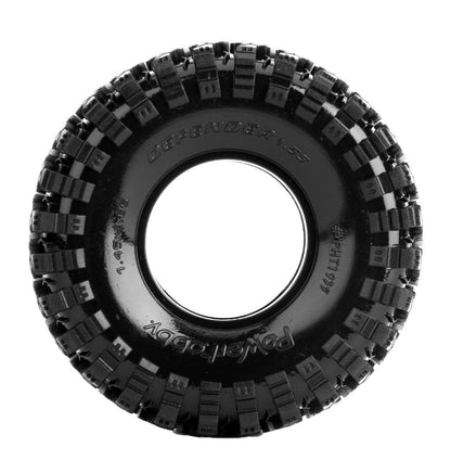 Powerhobby Defender 1.55 Crawler Tires with Dual Stage Soft and Medium Foams