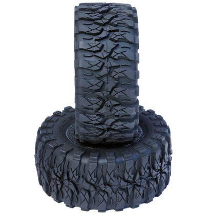 Powerhobby Defender 2.2 BELTED MOUNTED Tires / Wheels (2) 12mm Hex SCT / SC