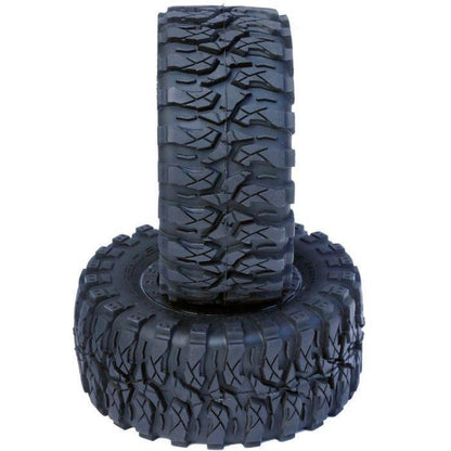 Powerhobby Defender 2.2 BELTED MOUNTED Tires / Wheels (2) 12mm Hex SCT / SC