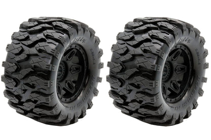 Powerhobby Defender MX Belted All Terrain Tires Mounted 17mm FOR Traxxas Maxx