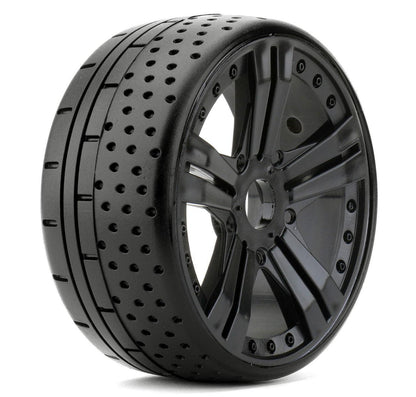 Powerhobby 1/8 GT Hot Dot Belted Mounted Tires 17mm Ultra Soft Compound