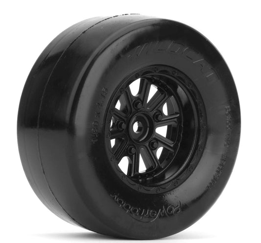 Powerhobby 1/10 Mounted Wildcat BELTED Rear 2.2"/3.0" Drag Racing Tires ULTRA SOFT