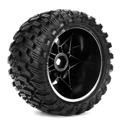 Powerhobby Armor X Belted Pre-Mounted Tires FOR Traxxas X-Maxx XMaxx Chrome