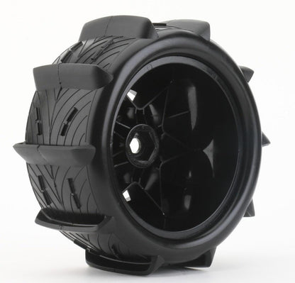 Powerhobby Rooster X Belted Paddle Sand Snow Tires 1/5 FITS Traxxas X-Maxx