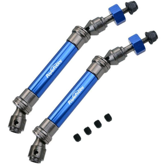 Powerhobby FOR Traxxas Slash 2WD Rear Steel Driveshaft / CVD HD Blue