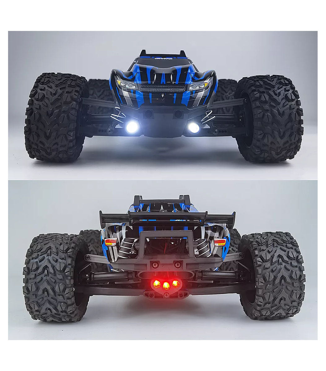 Powerhobby Front & Rear LED Light SET Cobmo FOR Traxxas Rustler 4X4