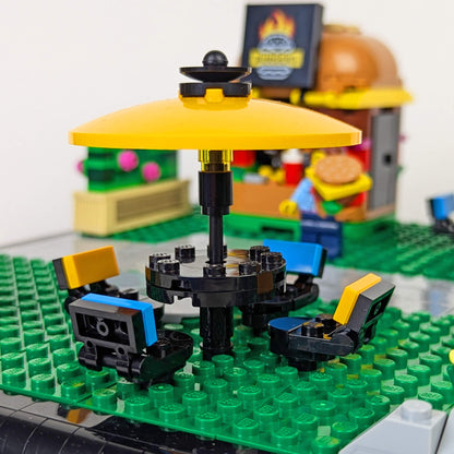 Picnic Table Set - Custom Brick Built Set - Made Using LEGO® Parts