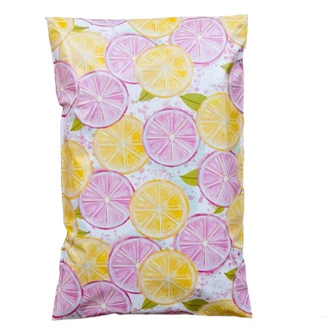 Pink Lemonade Poly Mailers Size 14.5x19 Shipping Bags