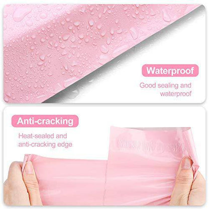 Pink Pastel Poly Mailers Size 9x12 Shipping Bags