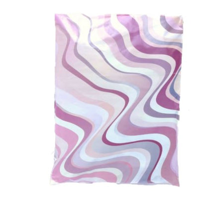 Pink Purple Abstract Fun Poly Mailers Size 6x9 Shipping Bags