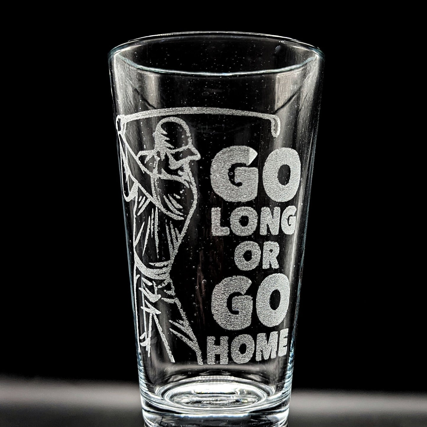 GOLF Pint Glasses by LumEngrave