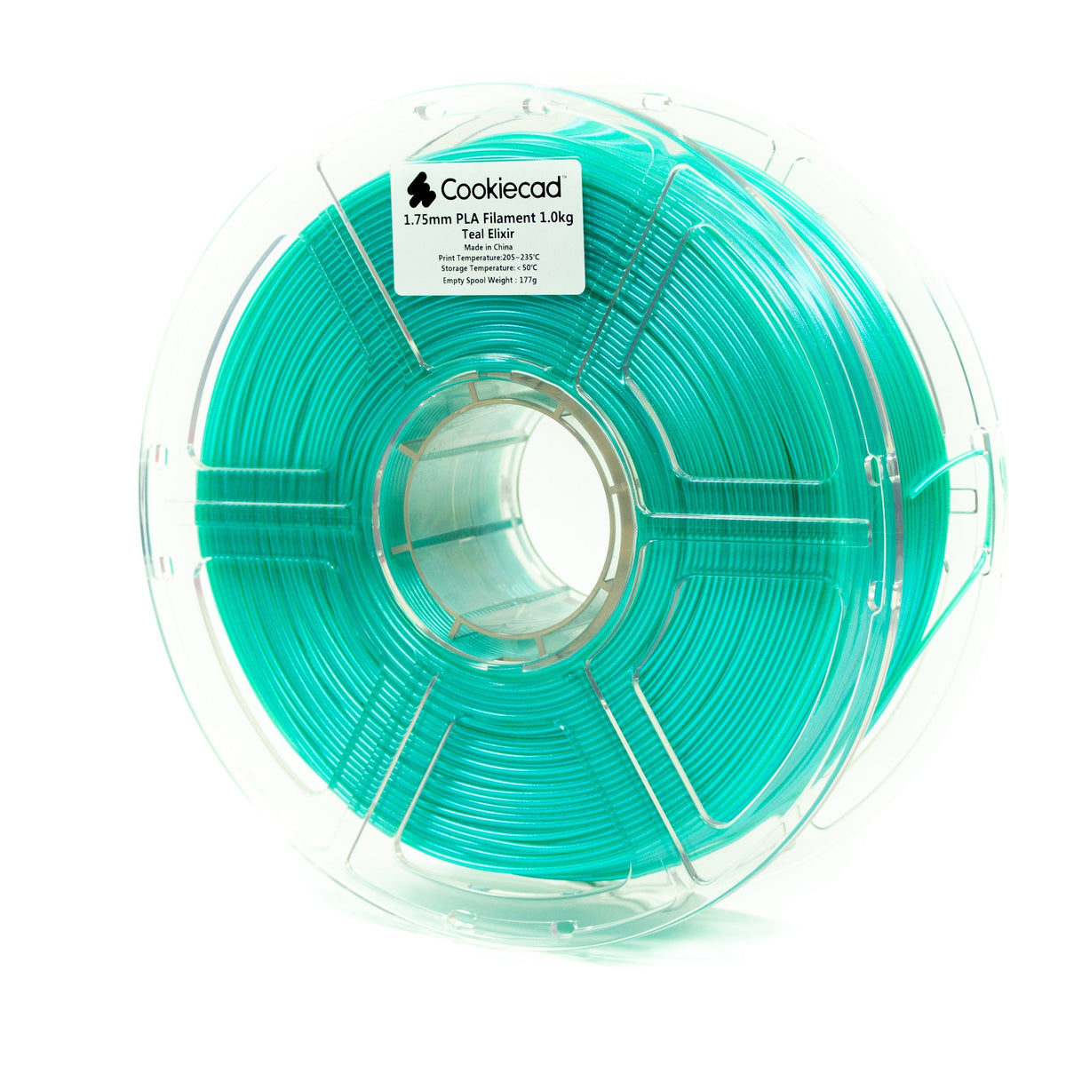Teal Elixir PLA Filament 1.75mm, 1kg
