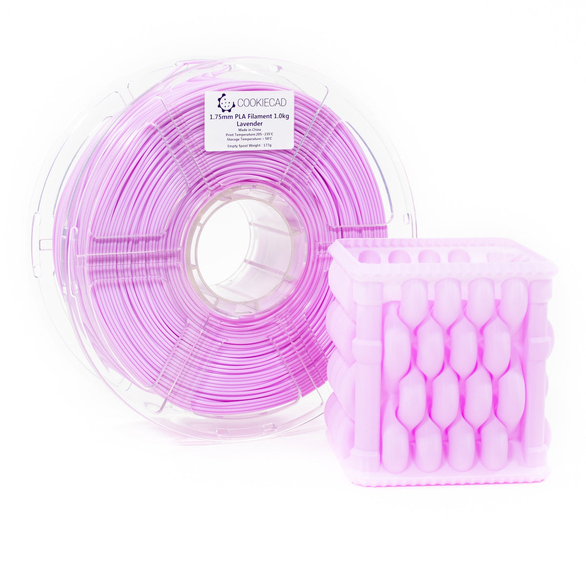 Lavender \ Purple PLA Filament 1.75mm, 1kg