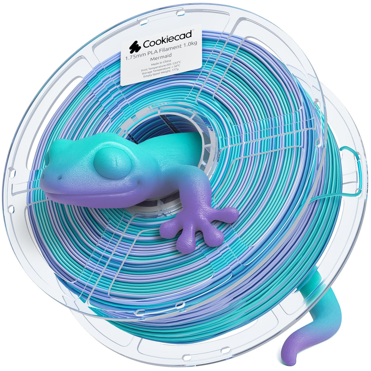 Mermaid (purple, blue & green) PLA Filament 1.75mm, 1kg