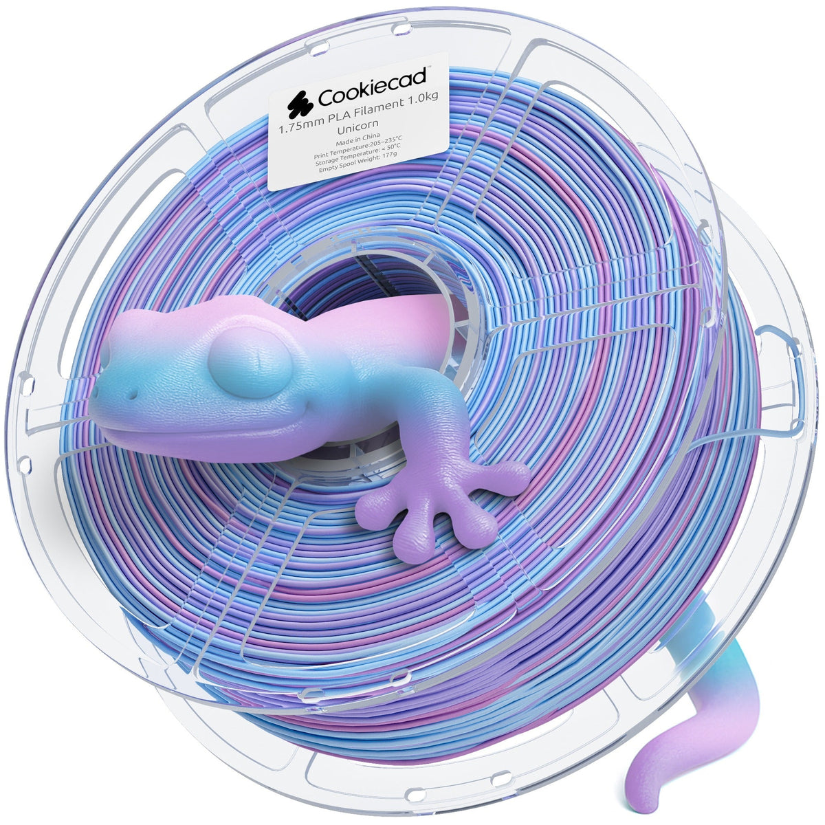 Unicorn 🦄 (pink → blue → purple) PLA Filament 1.75mm, 1kg