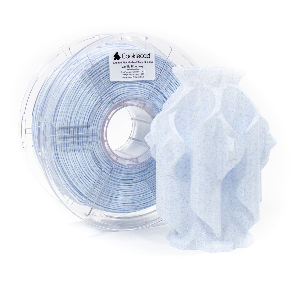 Vanilla Blueberry PLA Filament 1.75mm, 1kg