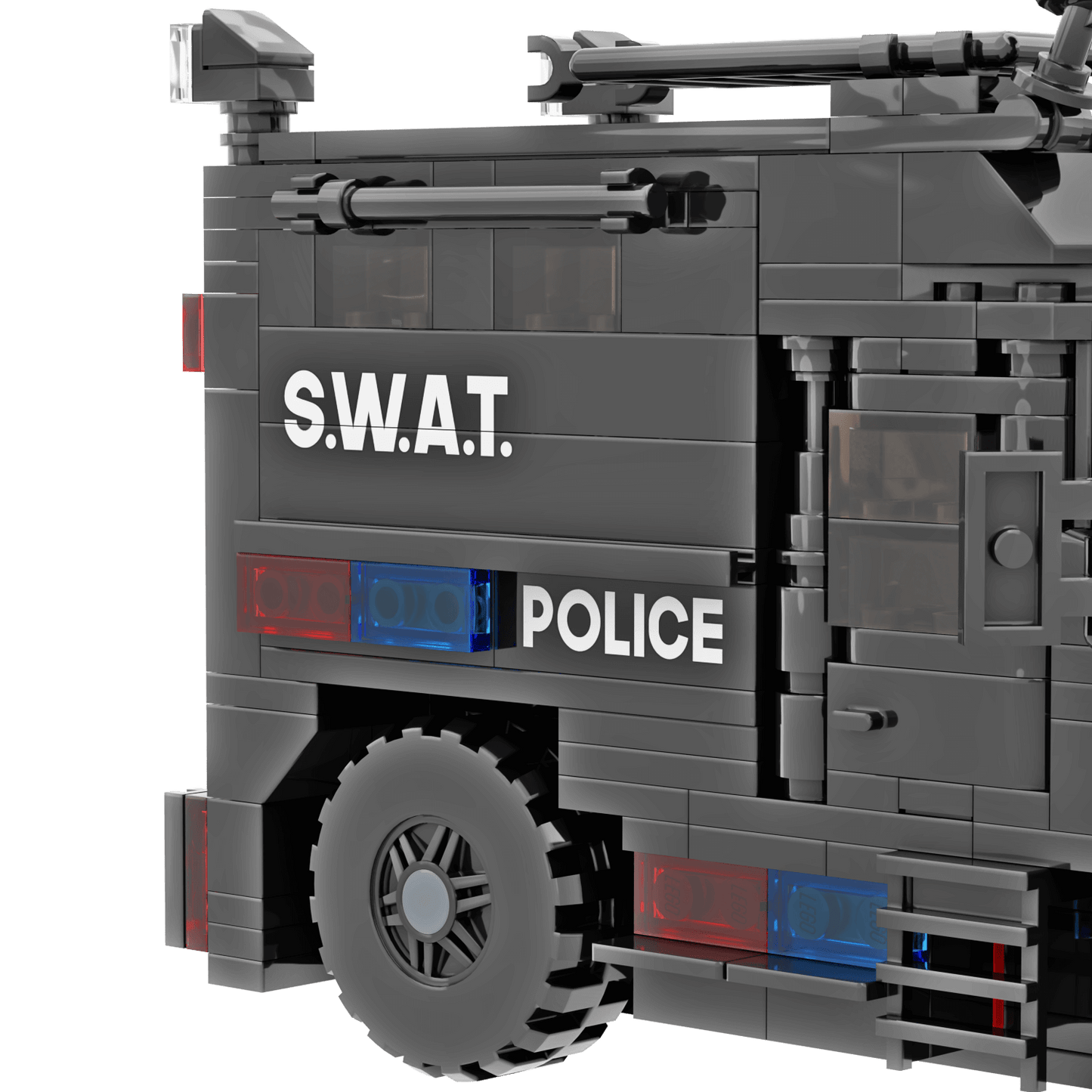 Police Armored S.W.A.T. Vehicle - Custom Building Set - Made Using LEGO® Parts