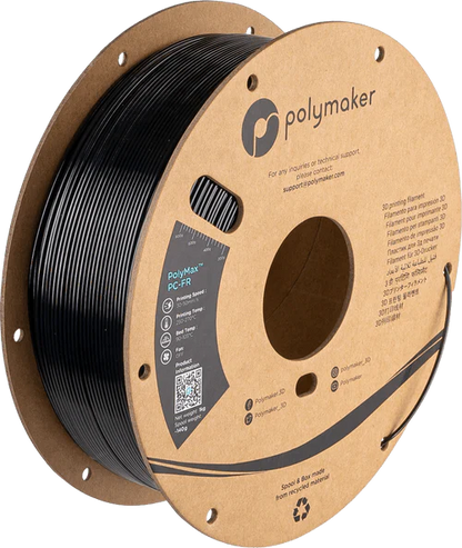 Polymaker PolyMax PC-FR Tough UL94 Flame Retardent Filament 3D Printer Filament 1KG 1.75mm