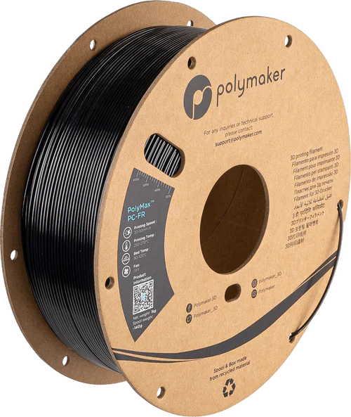 Polymaker PolyMax PC-FR Tough UL94 Flame Retardent Filament 3D Printer Filament 1KG 1.75mm