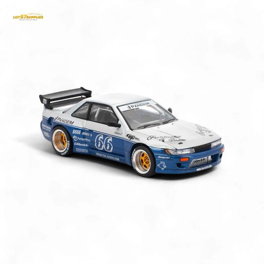 PopRace Pandem Silvia S13 Moontech Blue 1:64