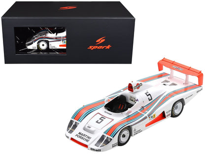 Porsche 936/78 #5 Jacky Ickx - Henri Pescarolo - Jochen Mass "Martini Racing Porsche System" "24 Hours of Le Mans" (1978) with Acrylic Display Case 1/18 Model Car by Spark  free shipping USA