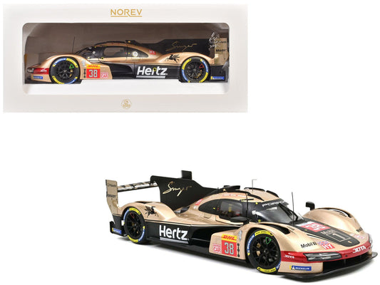 Porsche 963 #38 Jenson Button - Phil Hanson - Oliver Rasmussen "Hertz Team Jota" "Lone Star Le Mans" (2024) 1/18 Diecast Model Car by Norev  free shipping USA