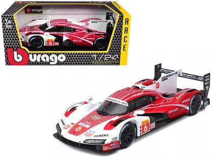 Porsche 963 #6 Kevin Estre - Andre Lotterer - Laurens Vanthoor "Porsche Penske Motorsport" Winner "FIA World Endurance Championship" (2024) 1/24 Diecast Model Car by Bburago  free shipping USA