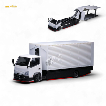 MicroTurbo HINO 300 Custom Wing Truck Limited to 1,000 Pcs & Stickers Included 1:64