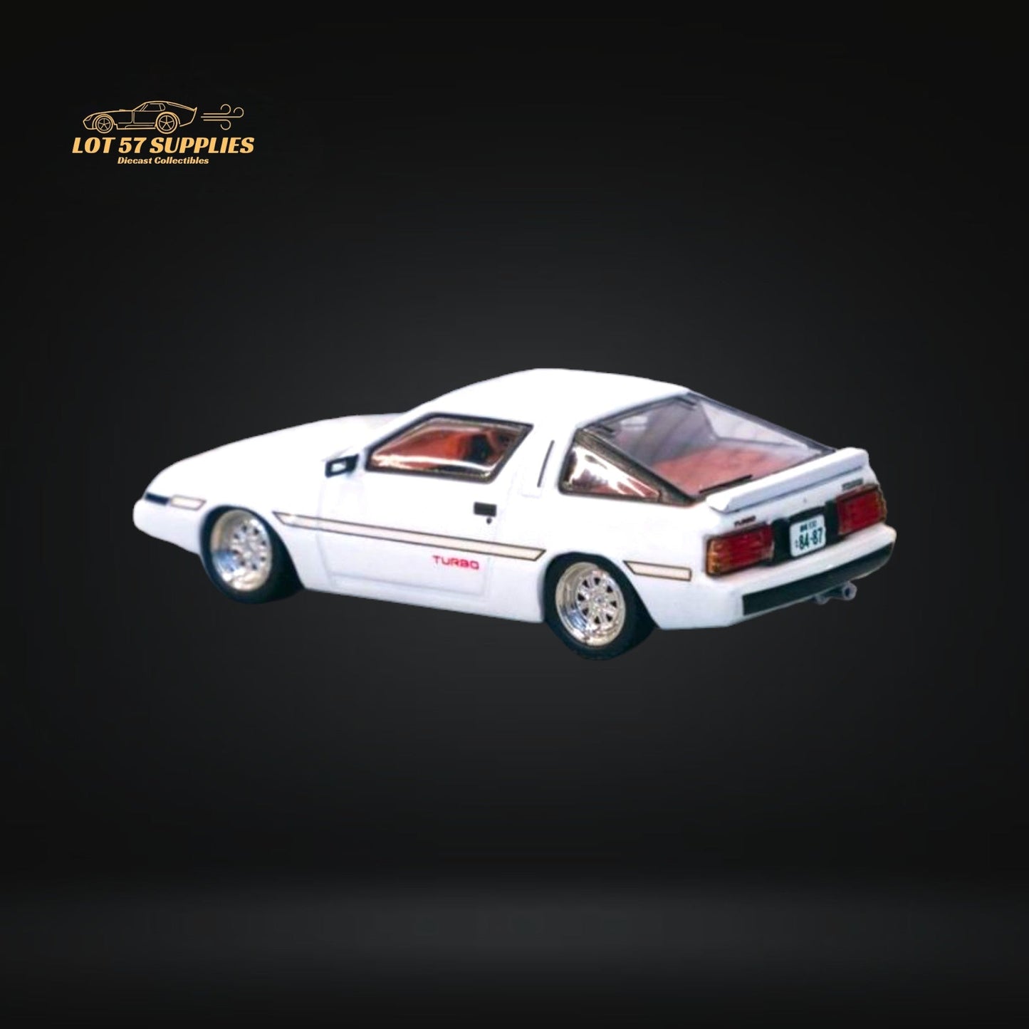 Tarmac Works Road64 Mitsubishi Starion White T645-055-WHT 1:64