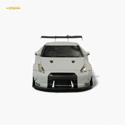 404ERROR LB-Works Nissan Skyline GT-R R35 Fighter Grey 1:64