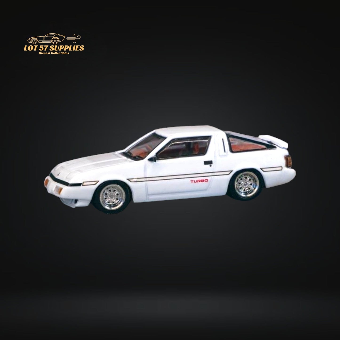 Tarmac Works Road64 Mitsubishi Starion White T645-055-WHT 1:64